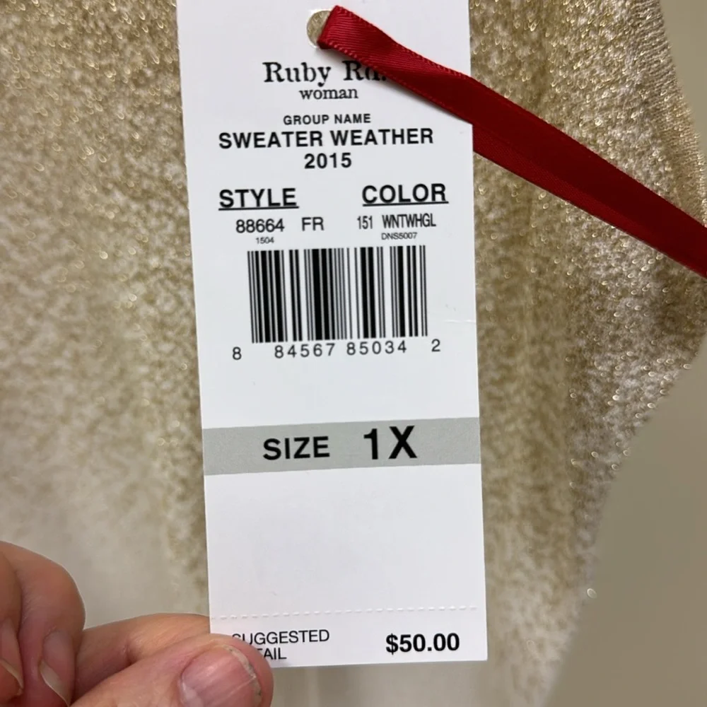 Ruby Rd. Plus size Sweater set - Picture 3 of 5